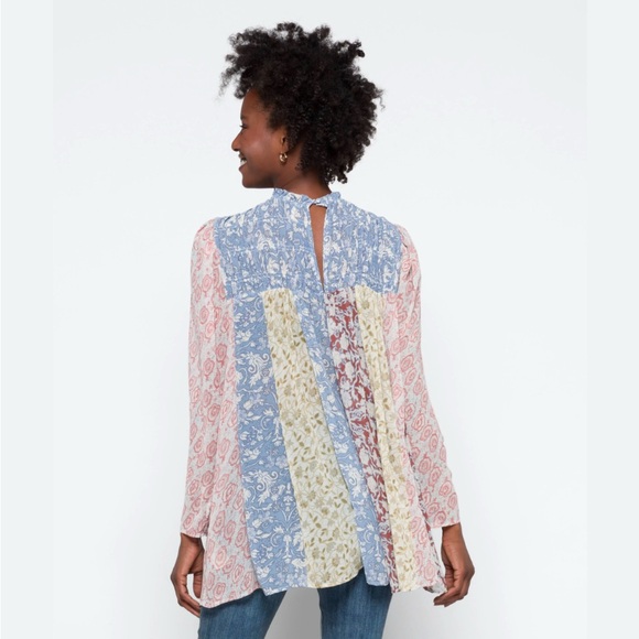 Free People Merrie Mix Print Tunic - Picture 12 of 14
